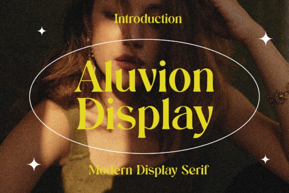 Aluvion Display: A Modern Typeface for Elegant Projects