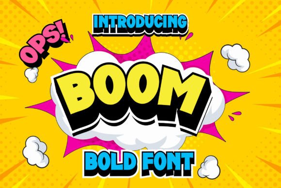 Boom Pow: The Bold Font for Dynamic Designs