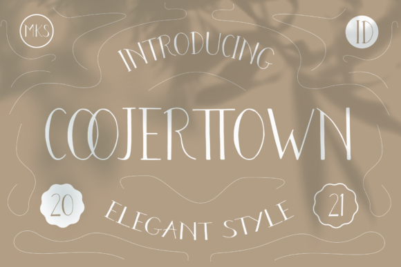 Coojertown: The Elegant Display Font for Luxury Design