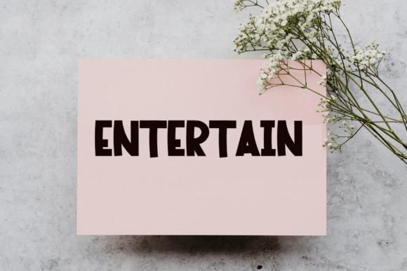 Entertain: The Display Font That Elevates Every Design
