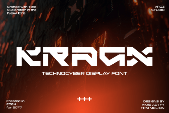 Kragx: The Futuristic Display Font for Modern Design