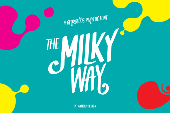 MilkyWay: A Bouncy, Quirky Font for Modern Designs
