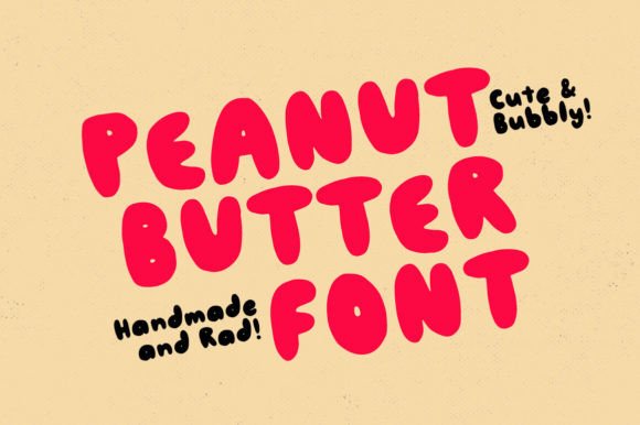 Peanut Butter Font: A Joyful Typeface for Creative Designs