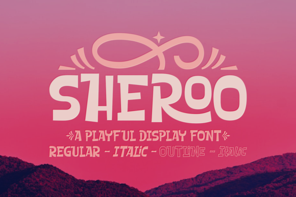 Sheroo: The Playful Display Font That Makes Designs Pop