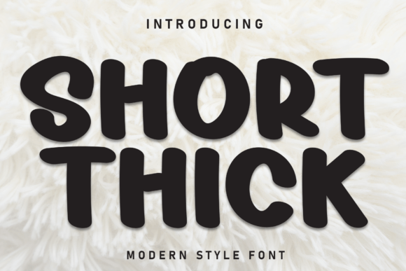 Short Thick: A Bold Display Font for Powerful Designs