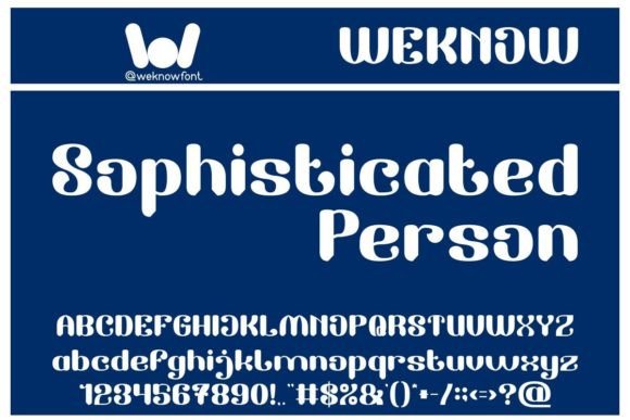 Sophisticated Person: The Display Font That Elevates Your Design