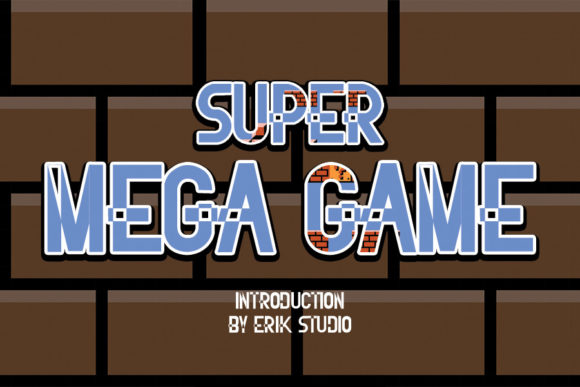 Super Mega Game: A Bold, Modern Display Typeface