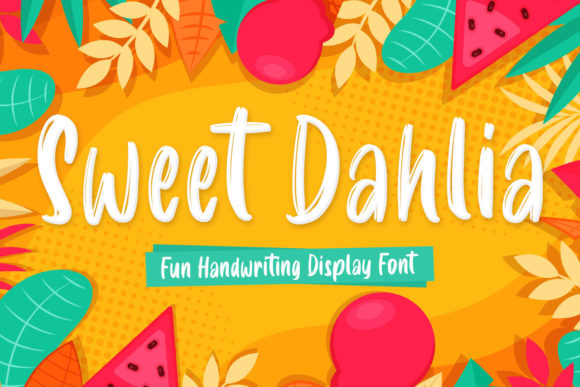 Sweet Dahlia: A Playful Brush Script for Creative Designs