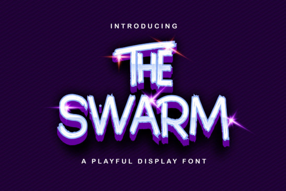The Swarm: A Playful Display Font for Modern Design